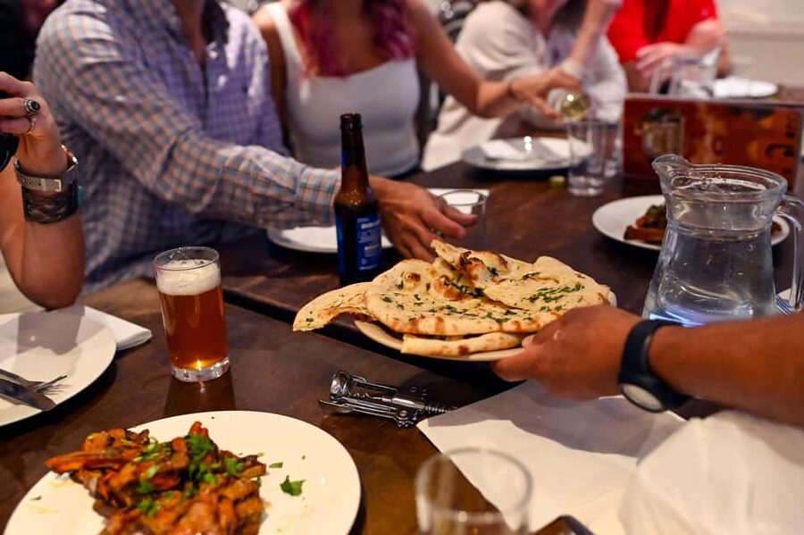 London: 3-Hour Secret Indian Food Tour - Tandoori and fried savouries: chicken tikka, lamb chops, pakoras, and dhokras