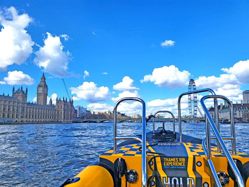 London: 70-Minute Thames Barrier Speedboat Tour - Guides, commentary, and the music volume reality check