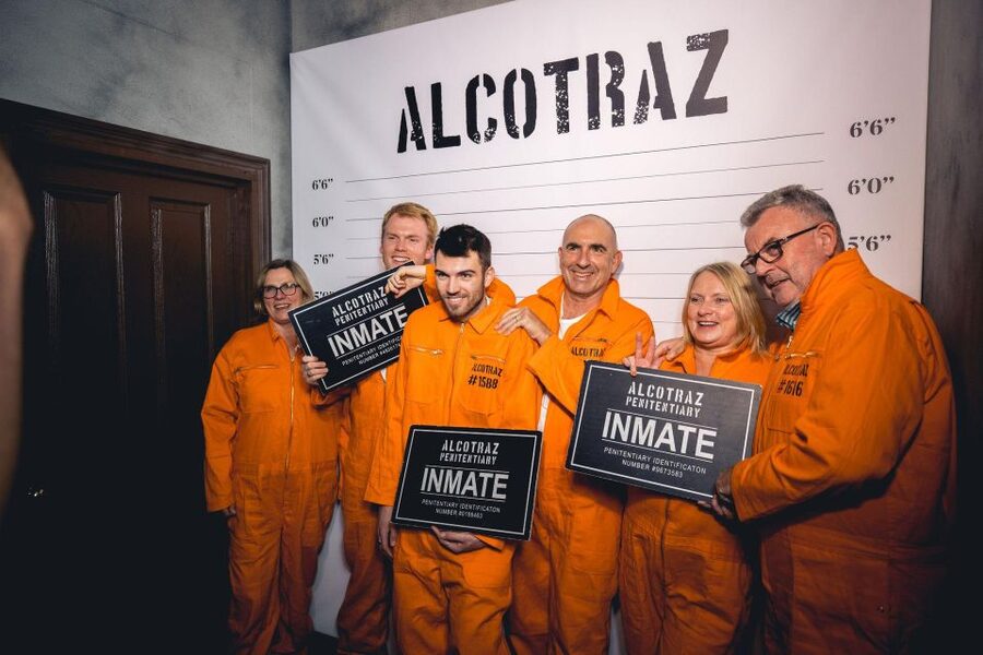 London: Alcotraz Immersive Prison Cocktail Experience Ticket - The Prison Storyline: Warden, Guards, and Inmate Cassidy