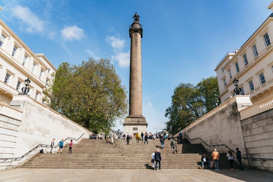 London: Changing of the Guard Tour by Buckingham Palace - Starting at the Duke of York Column, not Buckingham Palace