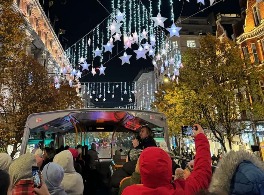 London: Christmas Lights Nighttime Bus Tour with Live Guide - Key highlights to look for