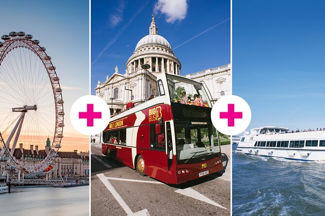 London Eye Ticket, Big Bus Hop-on Hop-Off Tour & River Cruise - Mobile ticket + London Eye timing: how to avoid the common snag