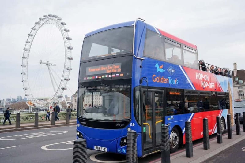 London: Golden Tours Gray Line Hop-on Hop-off Bus Tour - The open-top ride: best views, real weather limits
