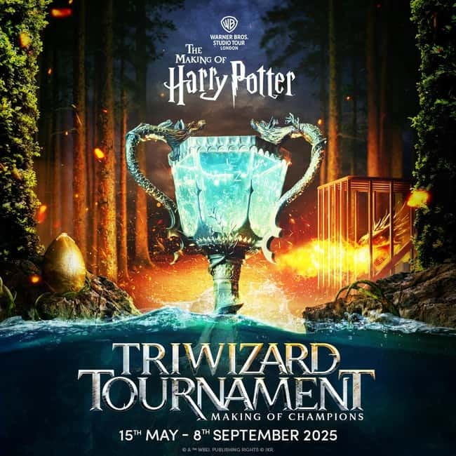 London: Harry Potter™ Studio Tour London & 4-Star Hotel Stay - Triwizard Tournament summer feature, what’s included on the dates