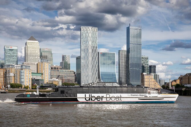 London: IFS Cable Car + Uber Boat One Way River Thames Cruise - Air plus river: a smart way to see London from two levels