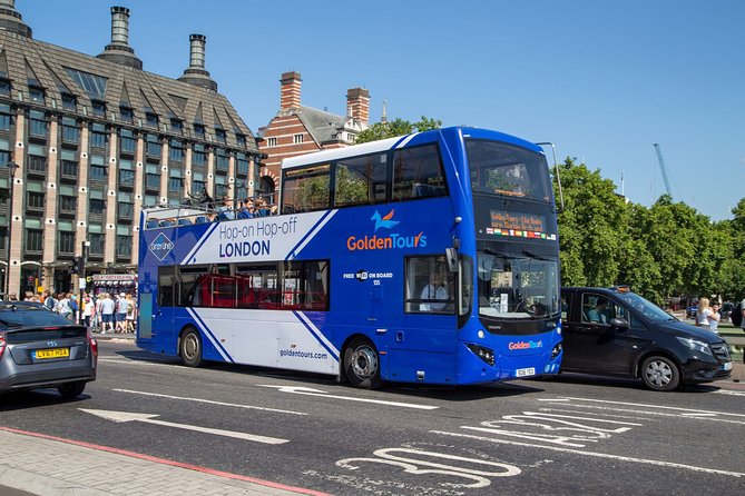 London Panoramic Open Top Bus Tour with Audio Guide - The London Eye stop: taking in the Thames from the right angle