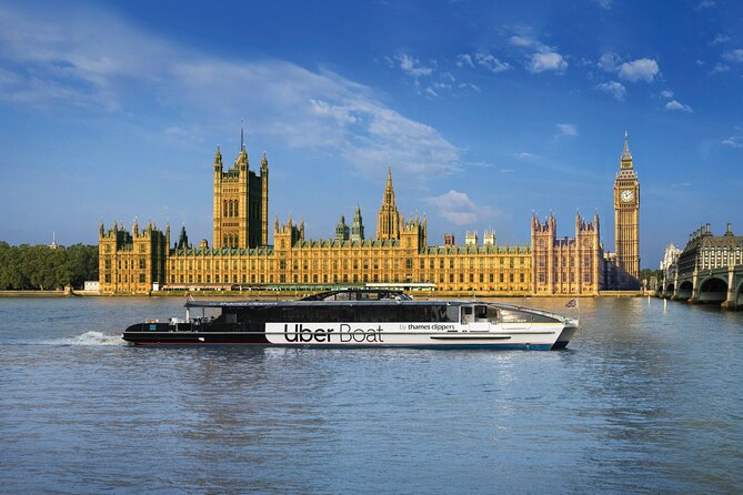 London Roundtrip Thames Cruise Uber Boat by Thames Clippers - Uber Boat Thames Clippers: what this ride really is