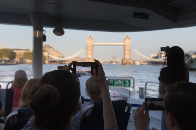London Roundtrip Thames Cruise Uber Boat by Thames Clippers - Itinerary in real life: outbound, hop off opportunities, then return