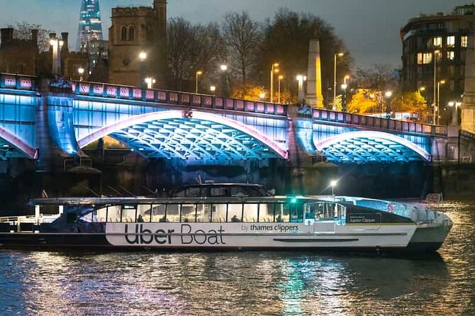 London Roundtrip Thames Cruise Uber Boat by Thames Clippers - Price and value: paying about 30 dollars to use the Thames