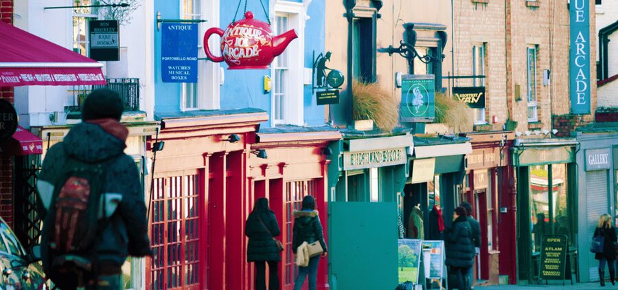 London: Self-Guided Notting Hill Walking Tour with an APP - Getting oriented, Notting Hill Gate to Westbourne Park