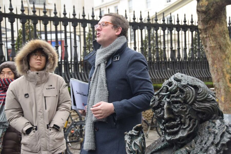 London: Sherlock Holmes-Themed Walking Tour - The First Meeting Moment: Turning a Page Into a Street