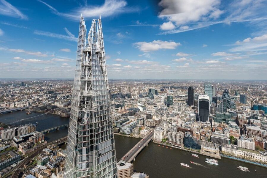 London: The Shard Entry Ticket with Champagne - The champagne bar: a small luxury that makes the height feel personal