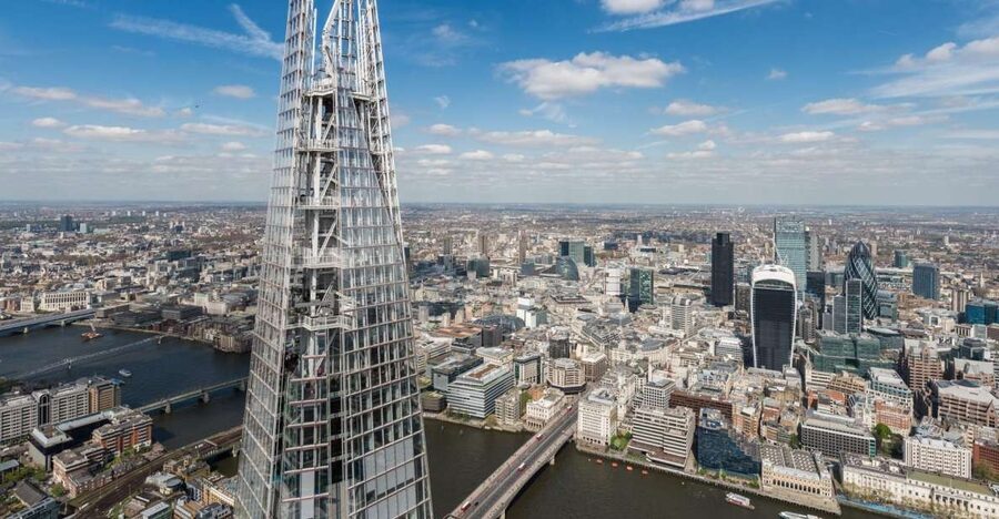 London: The View from The Shard - Entering The Shard at London Bridge: fast to security, easy to find