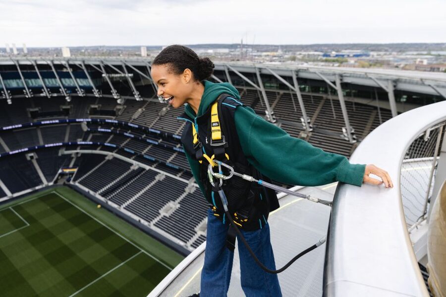London: Tottenham Hotspur Stadium Skywalk Experience - Coming down to Basecamp, then shopping at Tottenham Experience