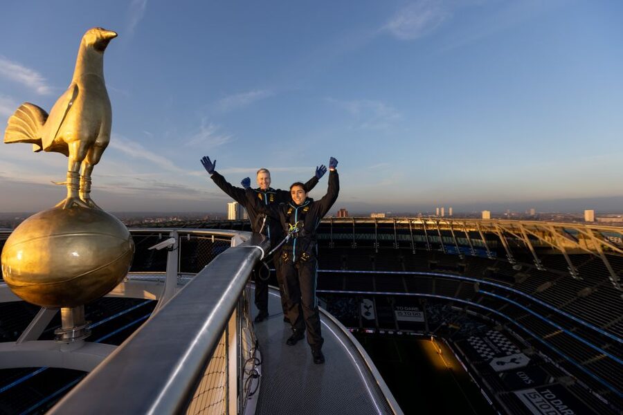 London: Tottenham Hotspur Stadium Skywalk Experience - Basecamp check-in at Tottenham Hotspur: gear, briefing, and waivers
