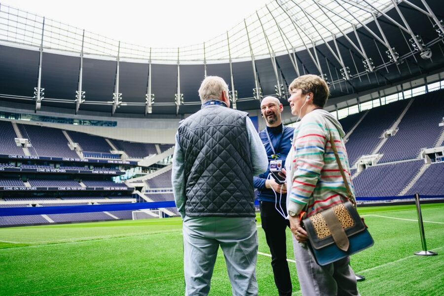 London: Tottenham Hotspur Stadium Tour - NFL away locker room, a real multipurpose curveball