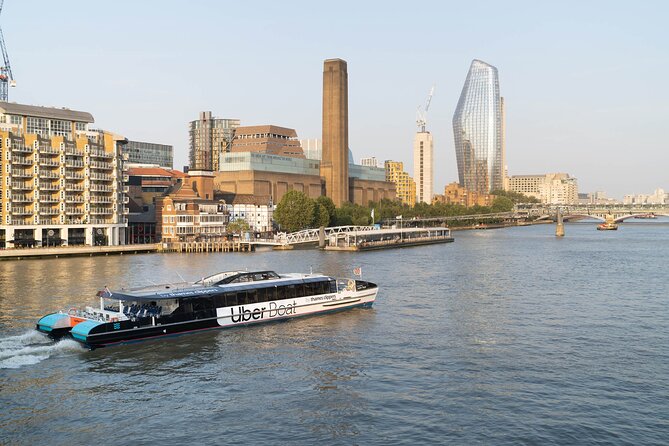 London: Uber Boat - Single Journey River Thames Cruise - Picking Your Pier for the Best Day, Not Just the Fastest Ride