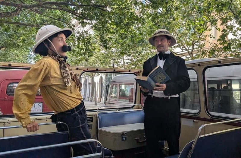 London Vintage Bus Tour: Live Comedy Sightseeing Show - What it’s like when you are moving through the city