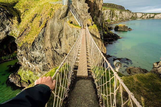 Luxury Giants Causeway Tour in Mercedes + FREE Belfast Mural Tour - White Park Bay and Elephant Rock legend for a breather