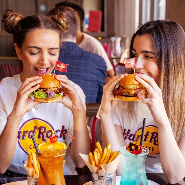 Manchester: Hard Rock Cafe Set Menu for Lunch or Dinner - Food choices that match real appetites