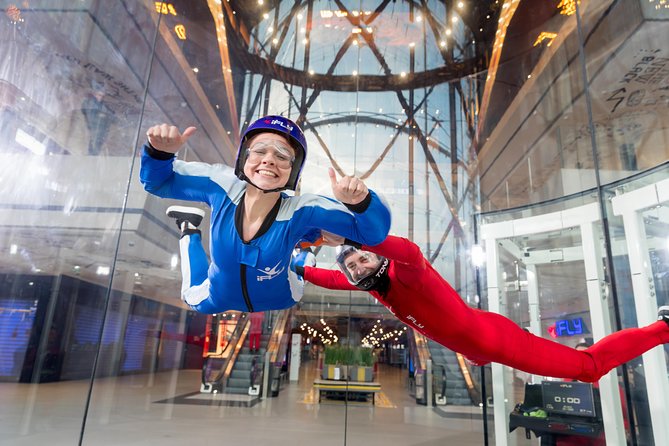 Manchester iFLY Indoor Skydiving Experience - 2 Flights & Certificate - Instructor coaching that helps first-timers actually relax