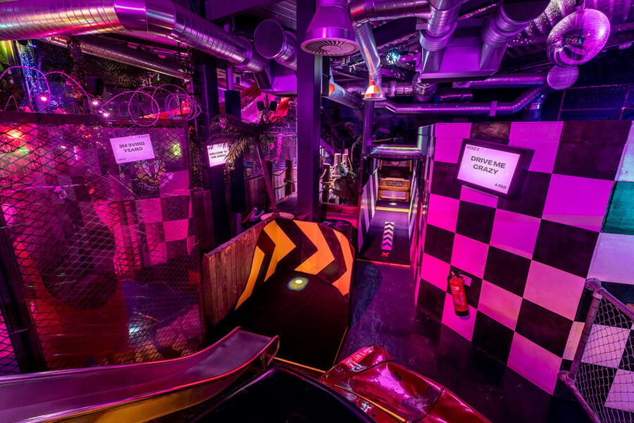 Manchester: Junkyard Golf Club Tickets for 9 or 18 Holes - Basement Horror Rave: horror comedy for people who like their fun dark