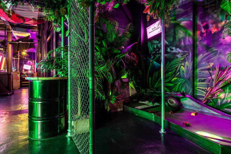 Manchester: Junkyard Golf Club Tickets for 9 or 18 Holes - Circus FEAR-ground: clown chaos, carnival timing, and big visual jokes