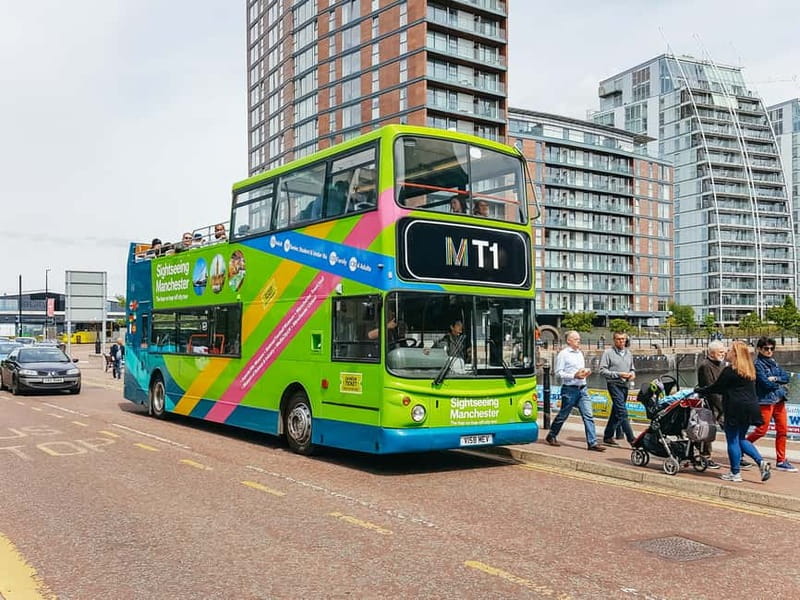 Manchester: Sightseeing Bus Tour - Getting On at Bridgewater Hall, and How the 2-Day Ticket Helps