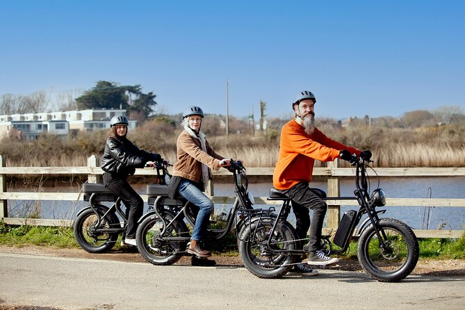 New Forest E-Bike Adventure - Coastal views across the Solent and the chance to see the Needles