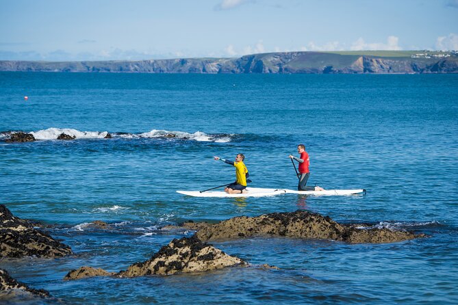 Paddleboarding Around Newquay's Coastline - The Lesson Flow: Knees First, Then Stand Up