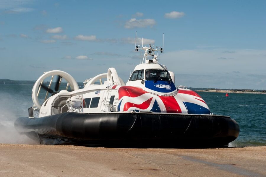 Portsmouth: Hovercraft Flight to the Isle of Wight - The 10-minute Southsea to Ryde crossing that feels like a thrill ride