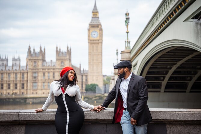 Private landmarks photoshoot for families and couples - London Eye stop: getting the angles without wasting time