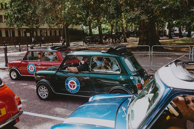 Private Panoramic Tour of London in a Classic Car - Stop 3: Leake Street Arches and the Banksy Wall Moment