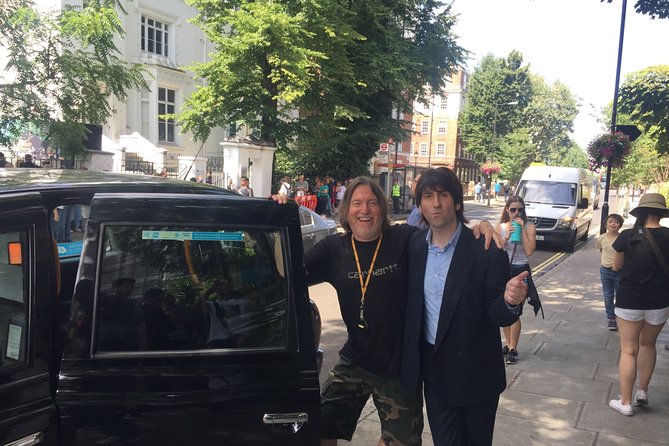 Rock Cab Tours presents Music Legends Private Taxi Tour of London - Abbey Road Studios: The Cover Shot Moment at the Pedestrian Crossing