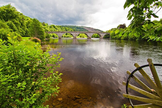 Scotland's Glens, Highlands & Whisky Day Trip from Edinburgh - The Hermitage woodland walk: Braan River, Ossian’s Hall, and Black Linn Falls