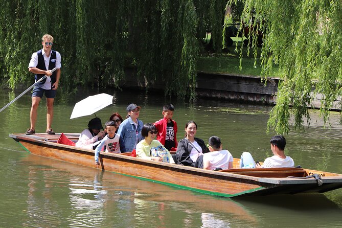 Shared Punt Tour - Cambridge - The route, start to turnaround, with what each stretch is really about
