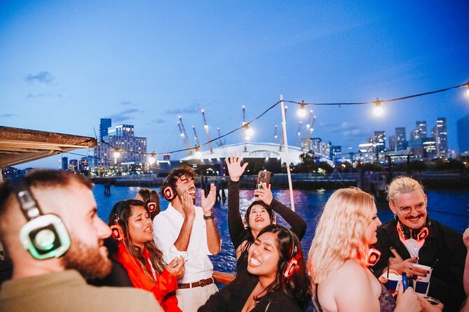 Silent Disco London Thames Boat Party - Music channels and the headphone experience
