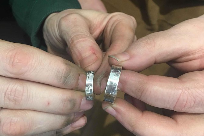 Silver Ring Workshop in Kent, England - Soldering the Ring and Cleaning Up the Join