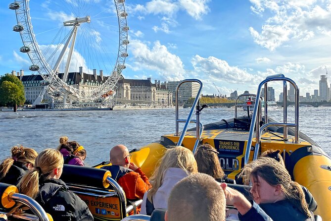 Speedboat Cruise Tour: Embankment OR Westminster Pier -70 minutes - 70 Minutes of Thames Views: Tower of London, HMS Belfast, and Parliament