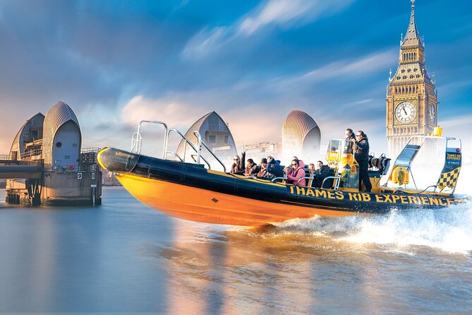 Speedboat Cruise Tour: Embankment OR Westminster Pier -70 minutes - O2 Arena, Bond Music, and the Speed Section You Will Remember