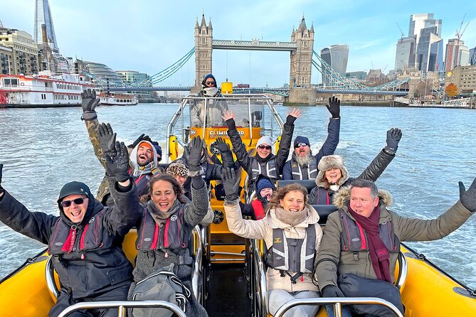 Speedboat Sightseeing: Embankment OR Westminster Pier -45 Minutes - Safety and comfort: lifejackets, ponchos, and who should skip it