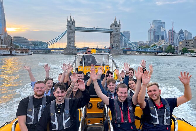 Speedboat 'Tower RIB Blast' from Tower Millennium Pier - 20 minutes - Tower Bridge and the Captain Kidd story: the Thames turns from postcard to plot