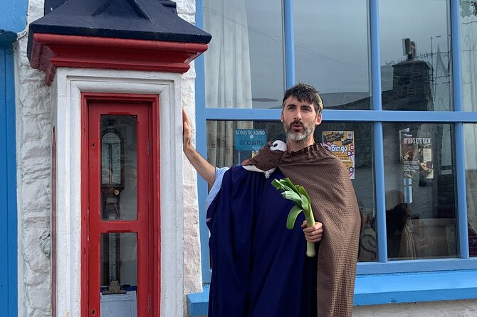 St Davids Comedy Walking Tour - Stop 1: Oriel y Parc Gallery and the mythy start