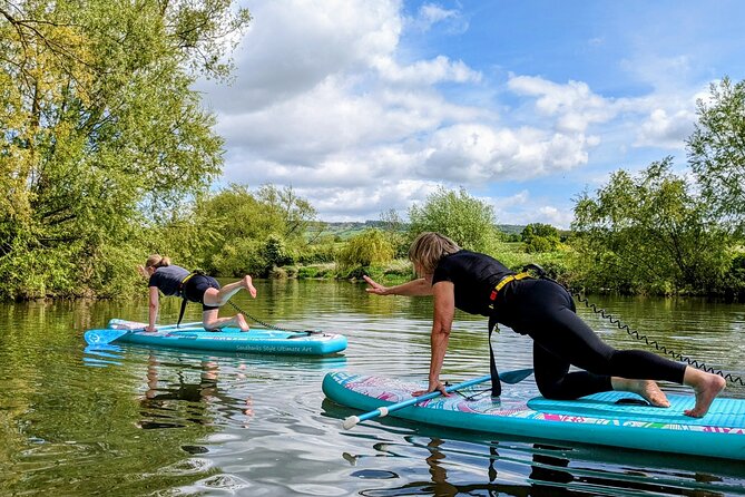 Stand-up Paddleboard SUP Safari on The River Avon For Beginners - The SUP Safari Route: Eckington First, Then a Calmer River Avon Stretch