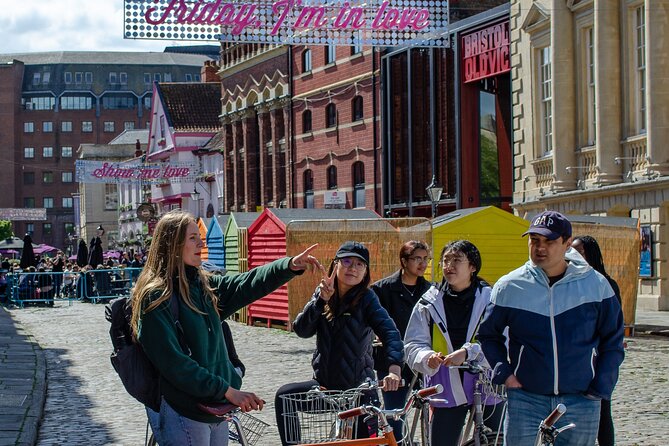 The Best of Bristol Bike Tour - Old City lanes and the tiny street art finds