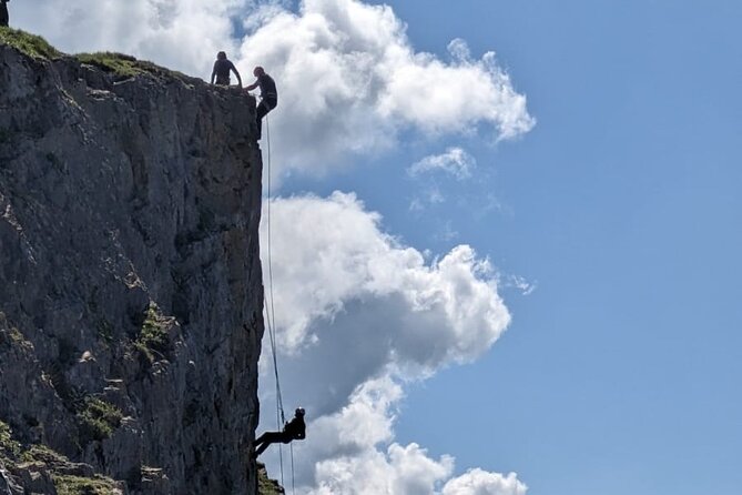 The Big One 150ft Abseiling Experience - The views over the Severn Channel and Weston-super-Mare