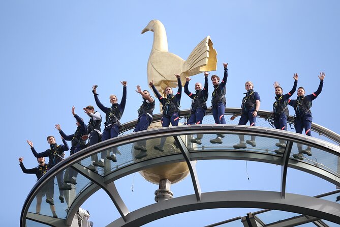 The Dare Skywalk Climb - The climb itself: 46.8 metres above the pitch