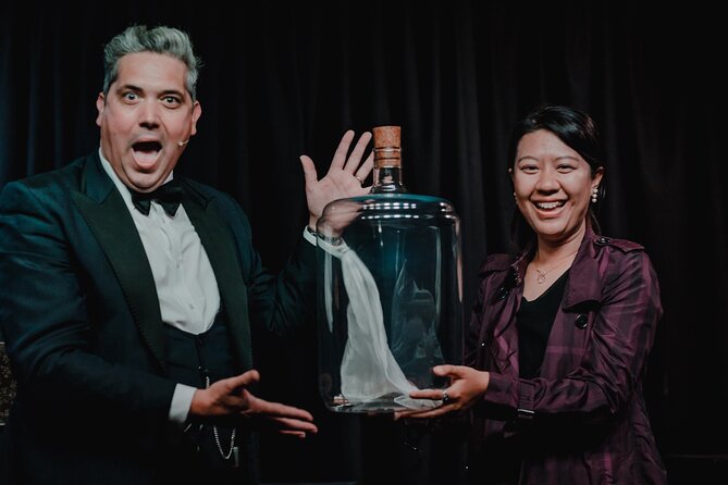The House Magicians Comedy & Magic Show at Smoke & Mirrors Friday 8pm - Inside the theatre: cosy seating and assigned spots you can’t choose