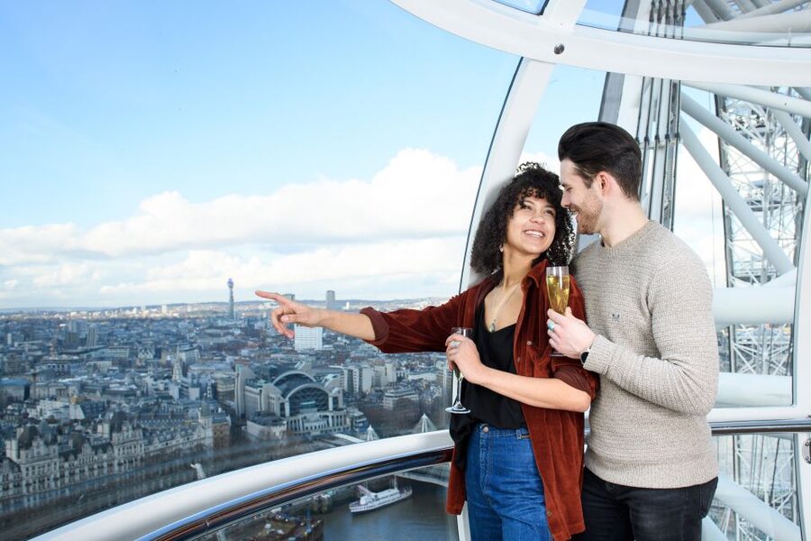 The London Eye Champagne Experience - What you actually see from up top