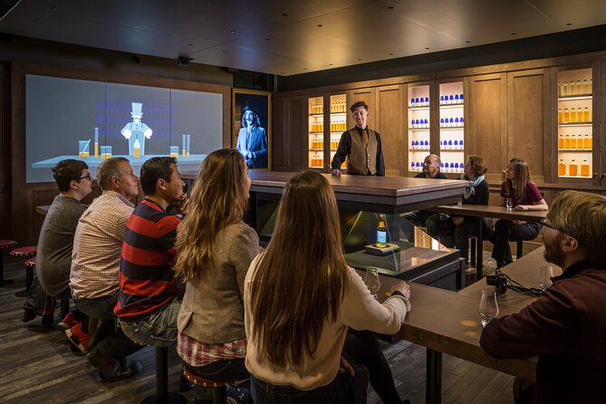 The Scotch Whisky Experience Guided Whisky Tour - An Introduction to Whisky - The World-Class Bottle Collection Finish and the Crystal Tumbler